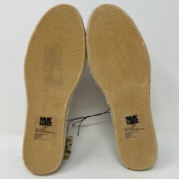 NEW Mukluks Birte Espadrille Flats Sequins Womens Size 7 - Picture 9 of 11